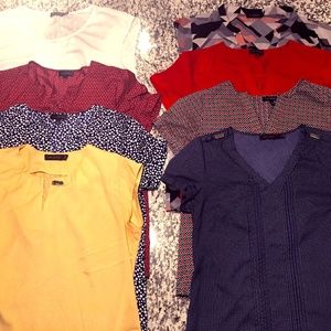 Lot of 8 The Limited Medium Blouses Shells Tops